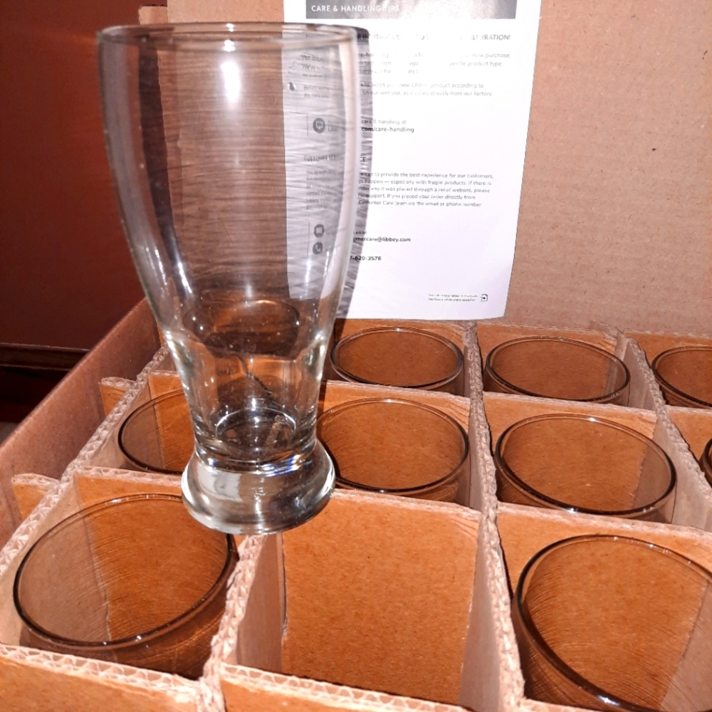 Libbey pub glasses set of 12